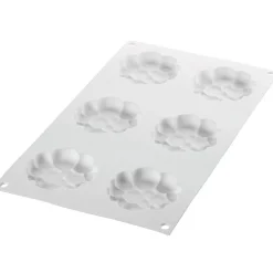 Silikomart Siliconen Vorm Paradis (6) Ø7x1,1cm* Bakvormen Siliconen|Ijs En Dessert Vormen