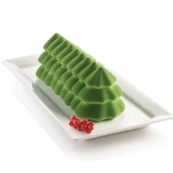 Silikomart Siliconen Vorm Kerstboom 25x8,9x(h)8,7cm* Bakvormen Siliconen|Ijs En Dessert Vormen