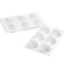 Silikomart Siliconen Vorm Iglo Ø7,6x4,2cm (6)* Bakvormen Siliconen|Ijs En Dessert Vormen