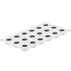 Silikomart Siliconen Vorm Bignè Perfetto (18) Ø3,5x2cm* Bakvormen Siliconen|Ijs En Dessert Vormen