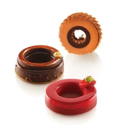 Silikomart Siliconen Vorm Kit Ring (6) Ø8,5/5cm* Ijs En Dessert Vormen|Bakvormen Siliconen