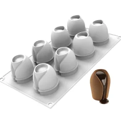 Silikomart Siliconen Vorm Taki (8) Ø5x7cm*** Bakvormen Siliconen|Ijs En Dessert Vormen