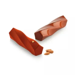 Silikomart Siliconen Vorm Twist (6) 13,5x3,3cm + Uitsteker* Bakvormen Siliconen|Ijs En Dessert Vormen