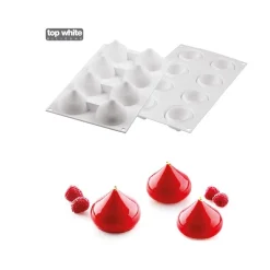 Silikomart Siliconen Vorm Goutte 5,4x5,4x4,1cm (6)* Ijs En Dessert Vormen|Bakvormen Siliconen