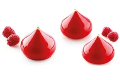 Silikomart Siliconen Vorm Goutte 5,4x5,4x4,1cm (6)* Ijs En Dessert Vormen|Bakvormen Siliconen