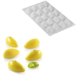Silikomart Siliconen Vorm Quenelle (20) 44x21x20mm* Ijs En Dessert Vormen|Bakvormen Siliconen