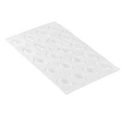 Silikomart Siliconen Vorm Quenelle (20) 44x21x20mm* Ijs En Dessert Vormen|Bakvormen Siliconen