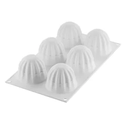 Silikomart Siliconen Vorm Supernova (6x) Ø64x56(h)mm* Bakvormen Siliconen|Ijs En Dessert Vormen