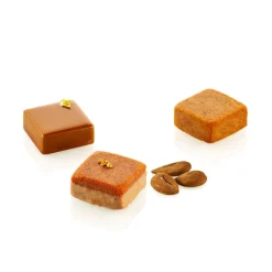 Silikomart Siliconen Vorm Quadrato XS (24) 3,7x3,7x1,6cm* Bakvormen Siliconen|Ijs En Dessert Vormen