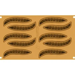 Silikomart Siliconen Vorm Peul (10x) 11x3,5x1,2cm*** Bakvormen Siliconen|Ijs En Dessert Vormen