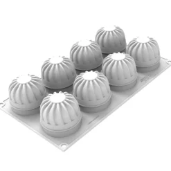 Silikomart Siliconen Vorm Harmony (8) Ø6x6,7cm*** Bakvormen Siliconen|Ijs En Dessert Vormen