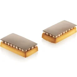 Silikomart Siliconen Vorm Rechthoek (36) 8,7x4,8x1,5cm*** Bakvormen Siliconen|Ijs En Dessert Vormen