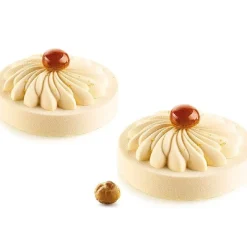 Silikomart Siliconen Vorm Saint Honoré (6) Ø7,6x1,6cm* Ijs En Dessert Vormen|Bakvormen Siliconen