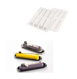 Silikomart Siliconen Vorm Fingers 13x2,7x2,7cm (8)* Bakvormen Siliconen|Ijs En Dessert Vormen