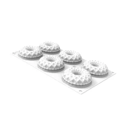 Silikomart Siliconen Vorm Kaleido (6) Ø7,5x2,5cm* Bakvormen Siliconen|Ijs En Dessert Vormen