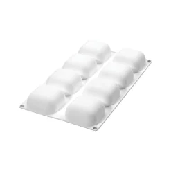 Silikomart Siliconen Vorm Gem (8) 6,1x6,1x3cm* Bakvormen Siliconen|Ijs En Dessert Vormen