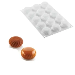 Silikomart Siliconen Vorm Samurai (15) Ø46x23mm* Bakvormen Siliconen|Ijs En Dessert Vormen