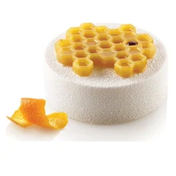 Silikomart Siliconen Vorm Honing (6) Ø74x8mm* Ijs En Dessert Vormen|Bakvormen Siliconen