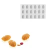 Silikomart Siliconen Vorm Madeleine XS (18) 4,5x3,3x1,6cm* Ijs En Dessert Vormen|Bakvormen Siliconen