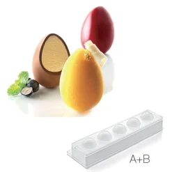 Silikomart Siliconen Vorm Ei Mul3D Ø50x73mm (5)* Ijs En Dessert Vormen|Bakvormen Siliconen