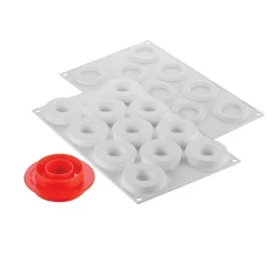 Silikomart Siliconen Vorm Kit Loop (11) Ø60/31x13mm* Ijs En Dessert Vormen|Bakvormen Siliconen