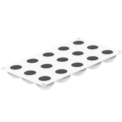 Silikomart Siliconen Vorm Bignè Perfetto (15) Ø4,5x2,5cm* Bakvormen Siliconen|Ijs En Dessert Vormen