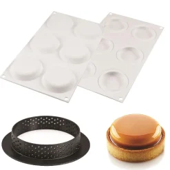 Silikomart Siliconenvorm & Taartring Set* Bakvormen Siliconen|Ijs En Dessert Vormen