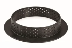 Silikomart Taartring Exoglass Geperforeerd Ø8x2cm set/6* Dessertringen|Ronde Bakvormen