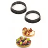 Silikomart Silikormart Taartring Exoglass Geperforeerd Ø15x2cm set/2* Dessertringen|Ronde Bakvormen