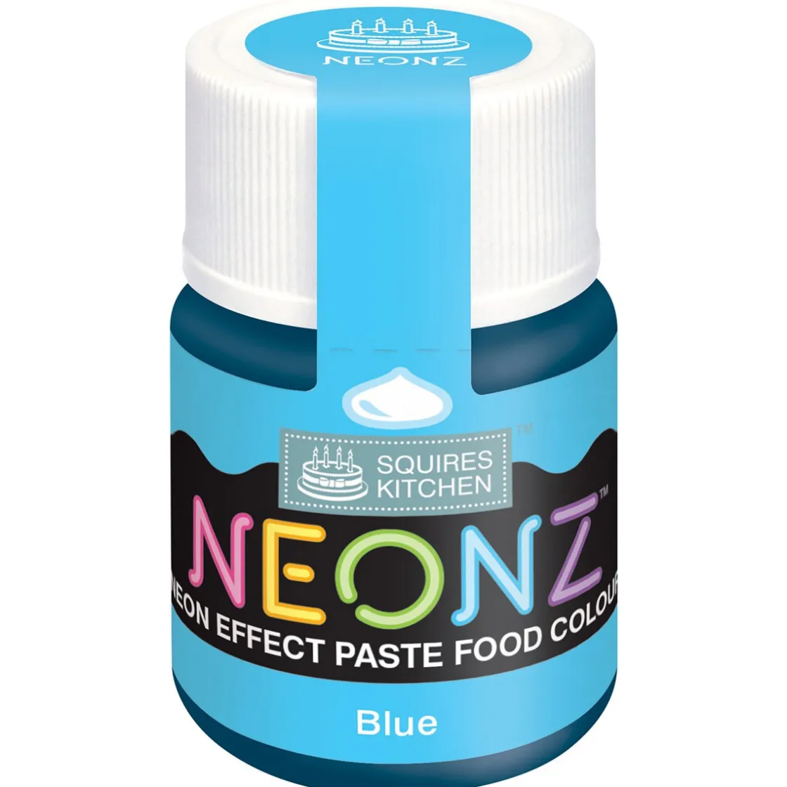 Squires Kitchen SK NEONZ Kleurstof Gel Blauw 20g* Gel Kleurstoffen