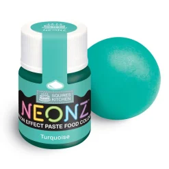 Squires Kitchen SK NEONZ Kleurstof Gel Turquoise 20g*** Gel Kleurstoffen