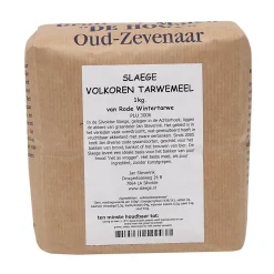 Molen de Hoop Slaege Volkoren Tarwemeel 1kg (van Rode Wintertarwe)* Bloem En Meel