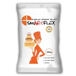 SmartFlex Fondant Pompoen Oranje Velvet 250g* Rolfondant