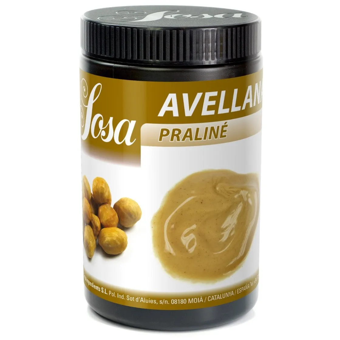 Sosa Hazelnoot Praline (50%) 1,2kg* Chocolade Vullingen|Bonbonvullingen