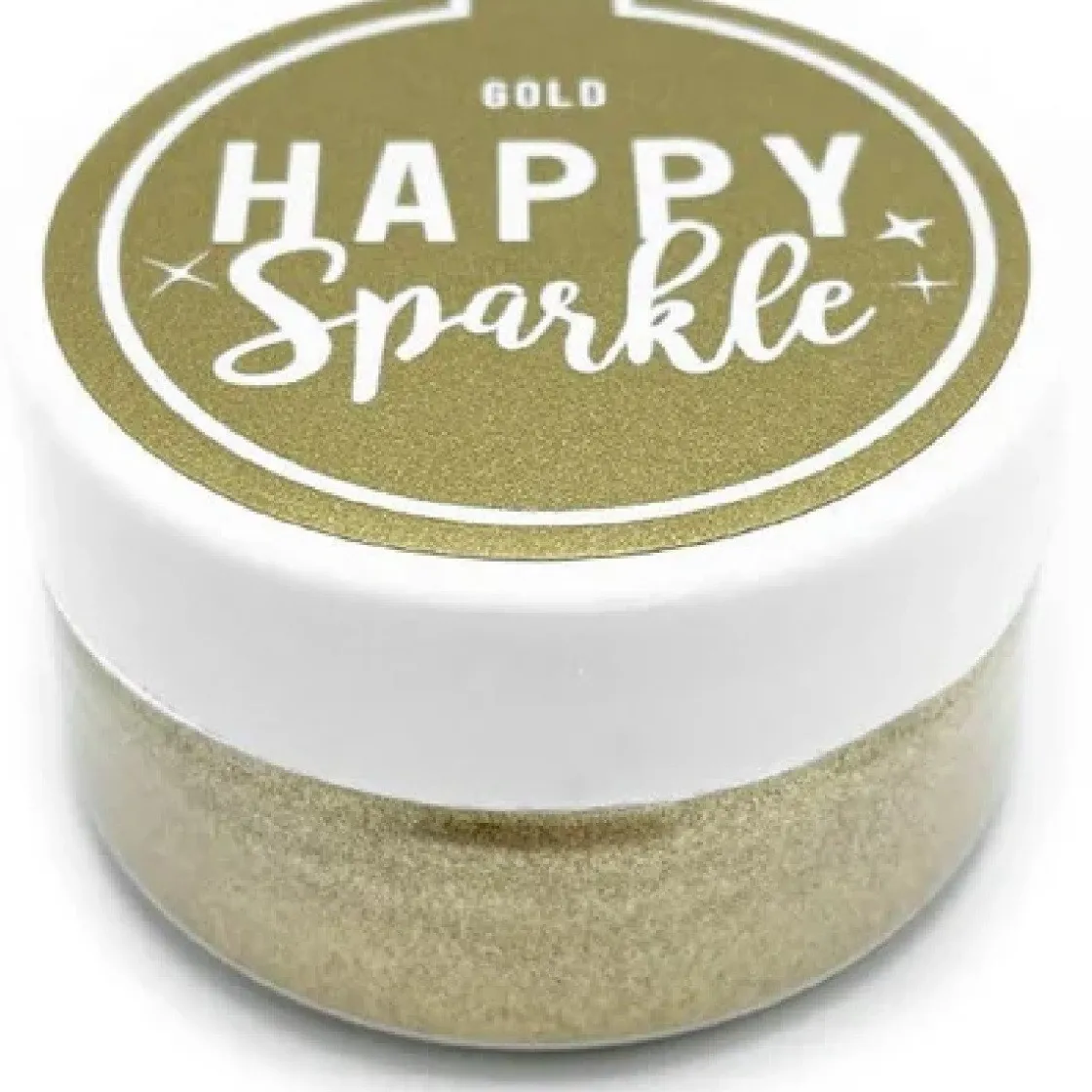 Happy Sprinkles Sparkles Goud Eetbaar 12g* Eetbare Strooisels