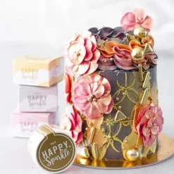 Happy Sprinkles Sparkles Goud Eetbaar 12g* Eetbare Strooisels