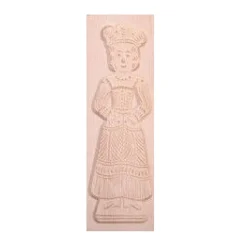 Overig Speculaasplank Groot Pop Vrouw 30,5x10cm.* Speculaasplanken