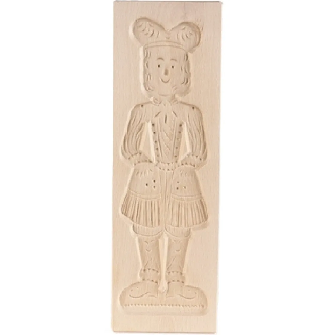 Overig Speculaasplank Groot Pop Man (Piet) 30x10cm.* Speculaasplanken