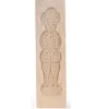 Overig Speculaasplank Medium Pop Man (Piet) 20,5x5,5cm.* Speculaasplanken