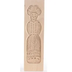 Overig Speculaasplank Medium Pop Vrouw 20,5x5,5cm.* Speculaasplanken