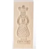 Overig Speculaasplank Mini Pop Vrouw 8,5x3,5cm.* Speculaasplanken