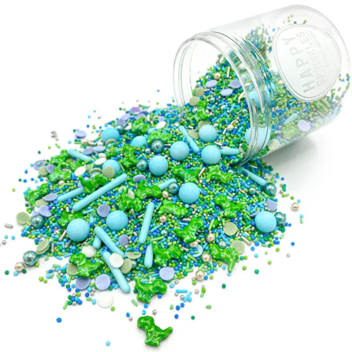 Happy Sprinkles Sprinkles Jurassic Dino Party 180g* Eetbare Strooisels