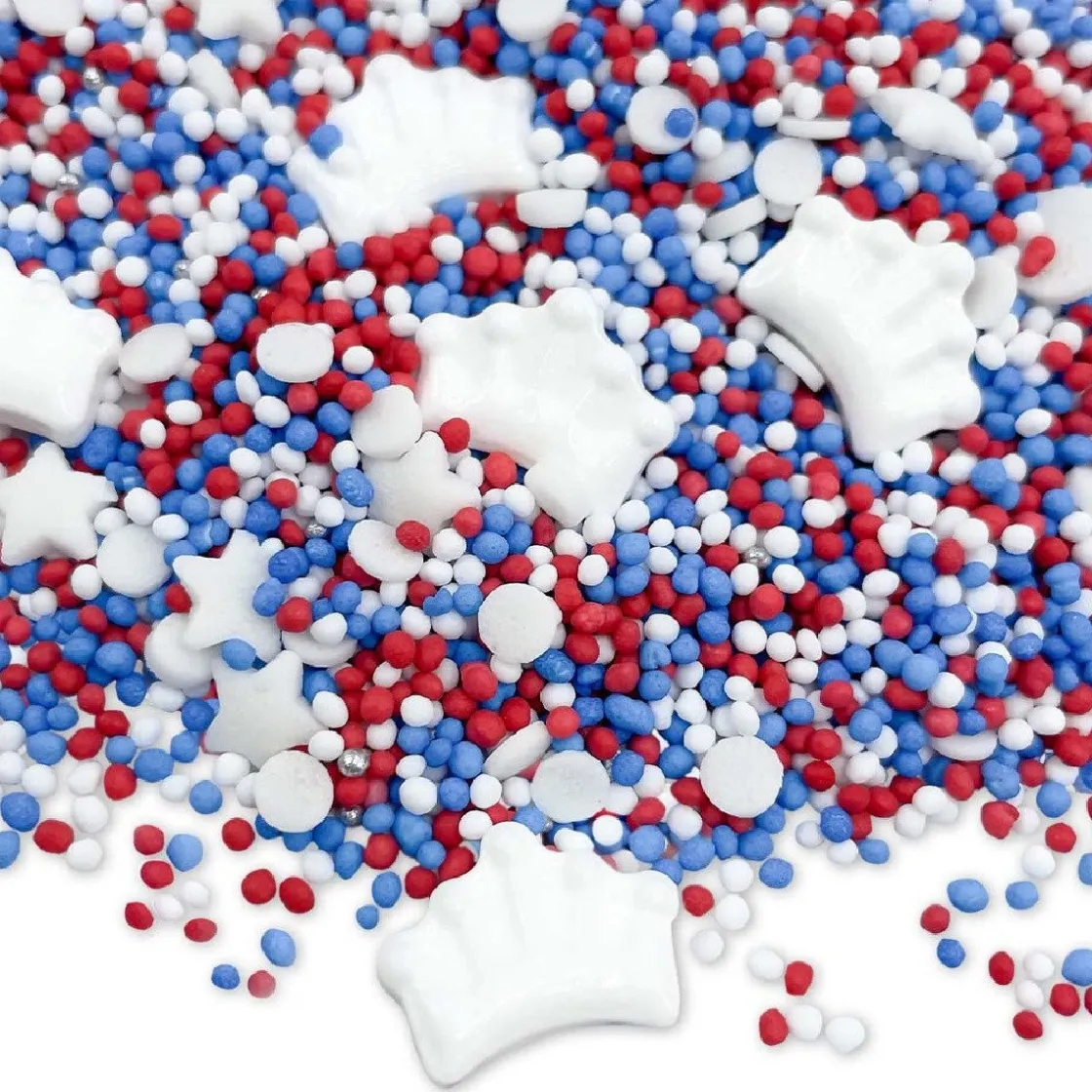 Happy Sprinkles Sprinkles Koningsdag Rood-Wit-Blauw 90g* Eetbare Strooisels