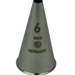 Overig Spuitmondje Glad RVS 6mm* Spuitmondjes