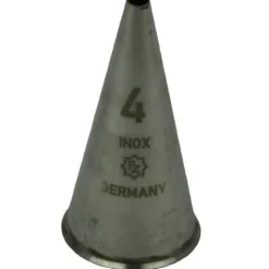 Overig Spuitmondje Glad RVS 4mm* Spuitmondjes