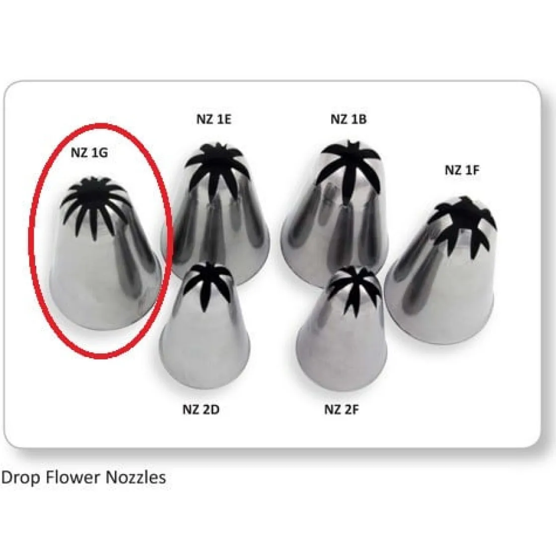 JEM Spuitmondje , drop flower nozzles Ø17mm* Spuitmondjes