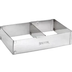 Städter Bakraam Verstelbaar Rechthoek 27,5-53 x 18-33 x 6 cm* Rechthoekige Bakvormen