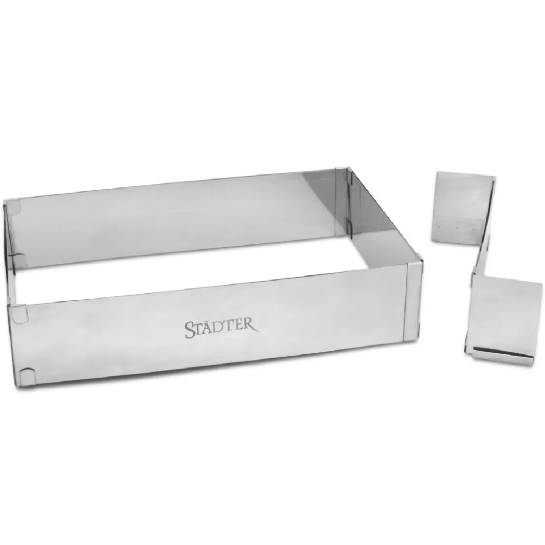 Städter Bakraam Verstelbaar Rechthoek 27,5-53 x 18-33 x 6 cm* Rechthoekige Bakvormen