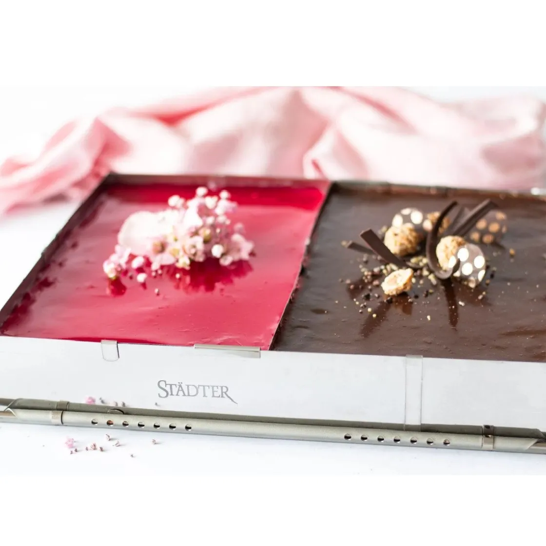 Städter Bakraam Verstelbaar Rechthoek 27,5-53 x 18-33 x 6 cm* Rechthoekige Bakvormen