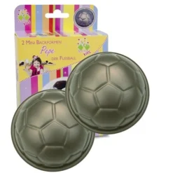 Städter Bakvorm mini Voetbal Ø9cm set/2* Speciale Bakvormen